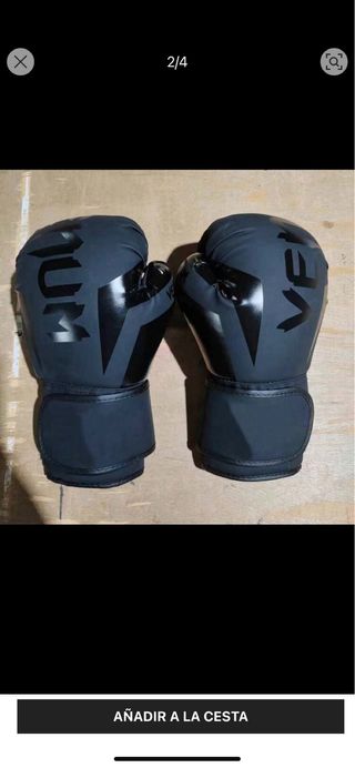 Guantes de boxeo Venum negros
