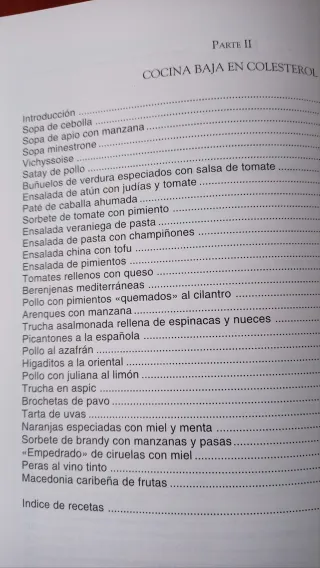 Cocina baja en calorías y colesterol