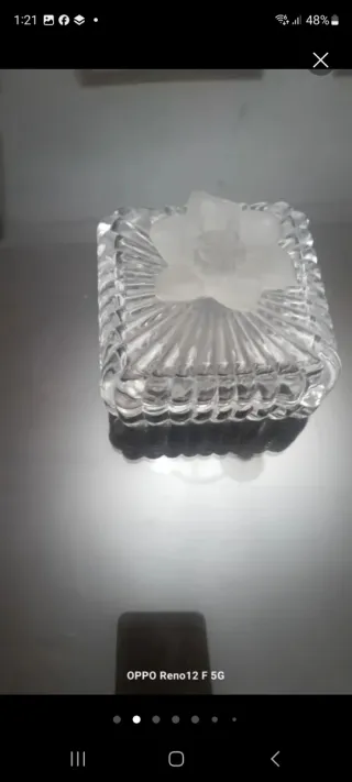 Joyería antigua de cristal tallado