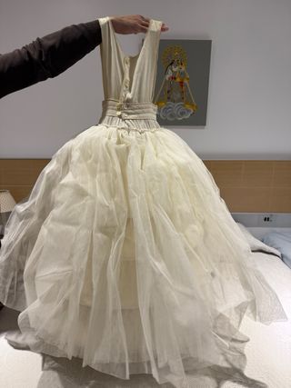 Can can fallera LA LLAR DEL FIL beige