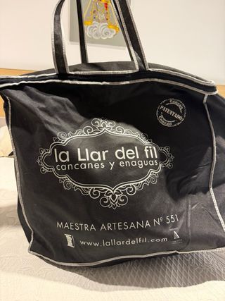 Can can fallera LA LLAR DEL FIL beige