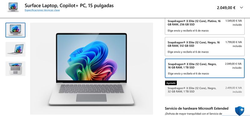 Microsoft Surface Laptop 7 15 Elite 16GB 1TB afbeelding 5
