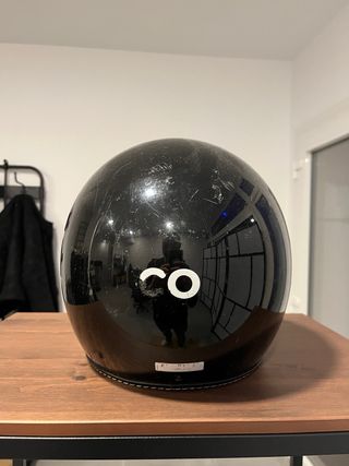 Casco Moto/Scooter Talla XL Negro