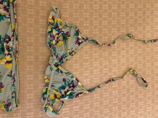 Bikini celeste floral