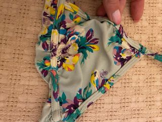 Bikini celeste floral