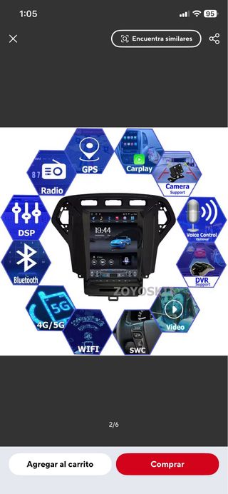 Pantalla 9,7” para Ford Mondeo 2007 2010