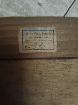 Cuadro Victoriano Pardo Galindo Años 50