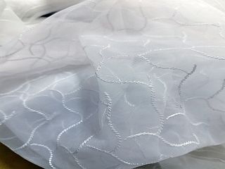 Retal Visillo bordado beige