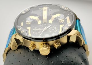 Reloj Diesel Mr Daddy 2.0, dorado y negro