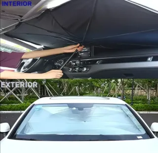 Parasol Coche Paraguas Plegable