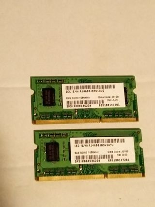 2x Memória RAM Samsung 4GB DDR3 PC3-12800S