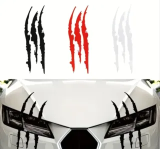 Calcomanías Garra Coche Reflectantes