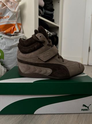 Puma SpeedCat Wedge Beige/Marrón