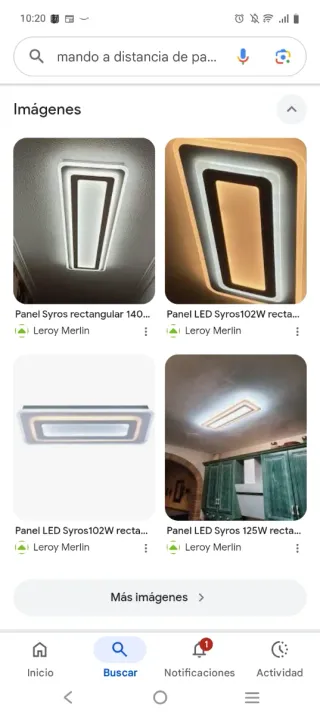 Plafón LED Rectangular Dorado y Blanco