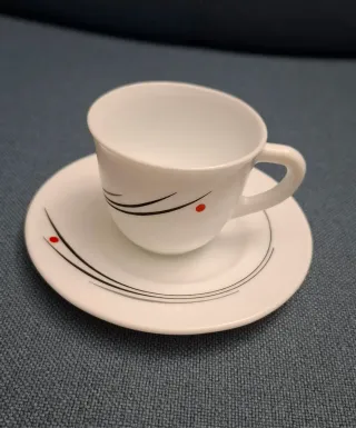 Juego de café Harmonía: 10 tazas y 12 platos
