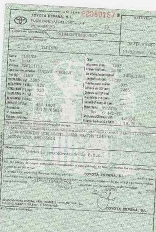 Toyota 21211a4r faro derecho corolla (e11) 448628