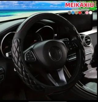 Funda Volante Coche Bordada Cuadrada varios colore