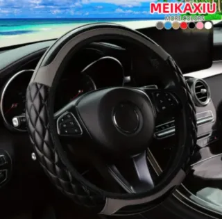 Funda Volante Coche Bordada Cuadrada varios colore