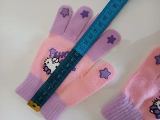 Guanti bimbi Hello Kitty rosa e lilla