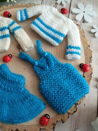 Pack de dos conjuntos en tonos azules - Blythe