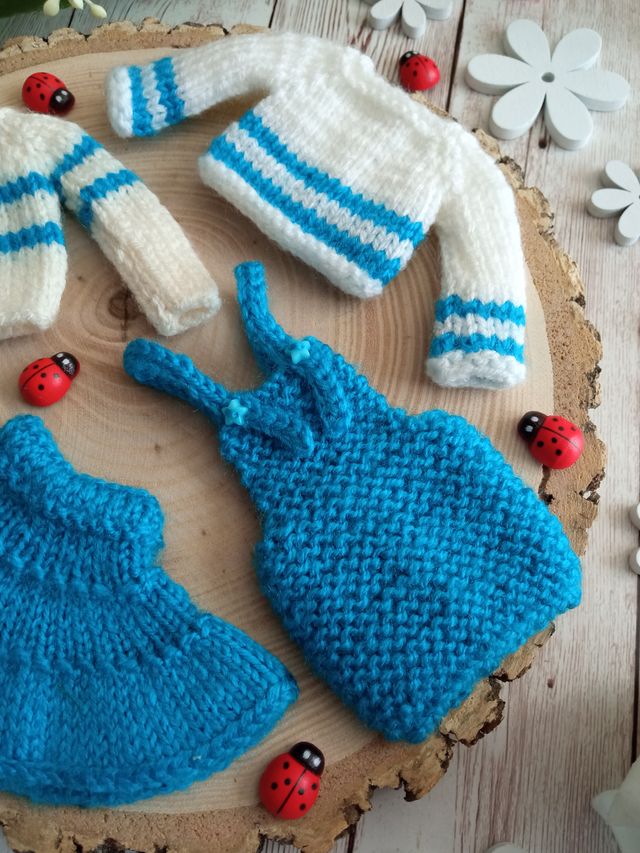 Pack de dos conjuntos en tonos azules - Blythe