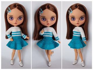 Pack de dos conjuntos en tonos azules - Blythe