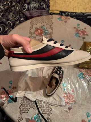 Zapatillas Gucci Falacer de cuero originales