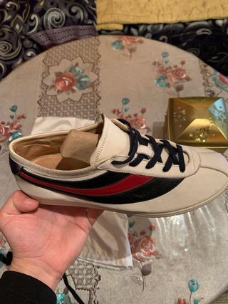 Zapatillas Gucci Falacer de cuero originales