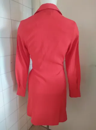Vestido cruzado rojo Primark T. S