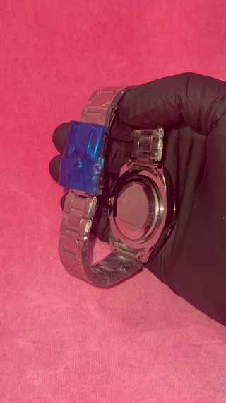 Reloj estilo Submariner Hombre Negro/Plata