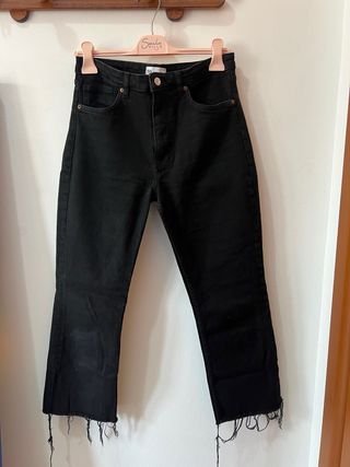Jeans Zara neri a vita alta