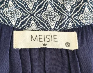 Vestido Meisïe azul lentejuelas