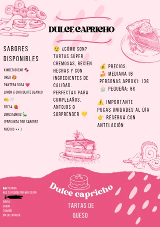 Tartas de queso