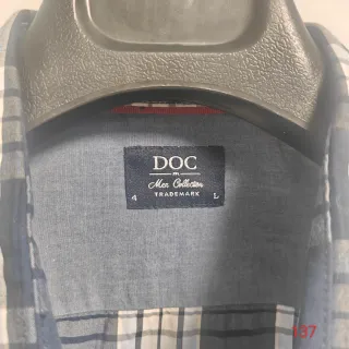 Camisa de cuadros azul hombre Talla L