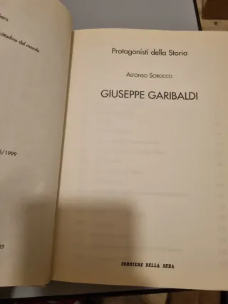 Libro Giuseppe garibaldi