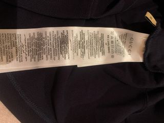 Polo Gucci Azul Marino y Blanco