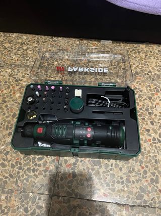 Taladro Parkside 20V + dremel