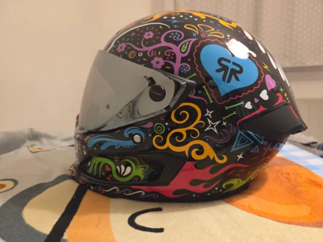 Casco Moto Ruroc Diseño Calavera