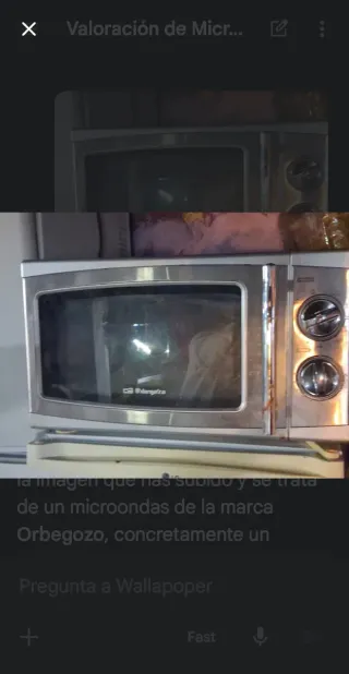 Microondas Orbegozo Grill Acero Inoxidable