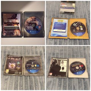 SteelBooks PS4 20€ Cada uno.