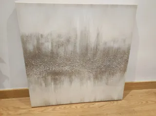 Cuadro Decorativo Maison du Monde Beige y Dorado