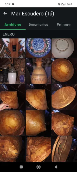 Triciclo Decorativo Mimbre y Madera