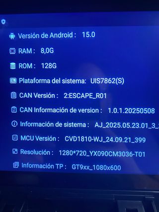 Pantalla 9” CarPlay Ford Kuga 2013-2019 nueva