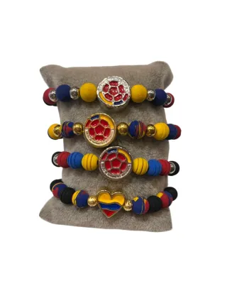 Camiseta Selección Colombia y Pulseras