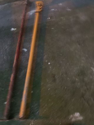 Puntal de acero. Dos unidades