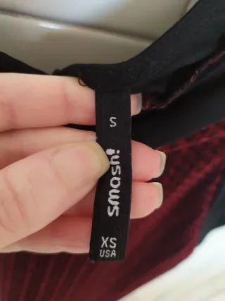 Top tirantes terciopelo Smash! Barcelona T. S