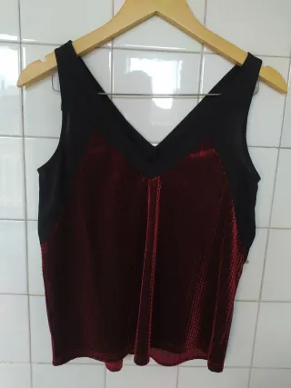 Top tirantes terciopelo Smash! Barcelona T. S