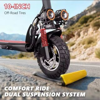 Patinete eléctrico potente y cómodo