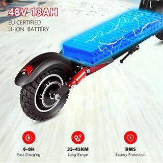 Patinete eléctrico potente y cómodo