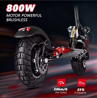 Patinete eléctrico potente y cómodo